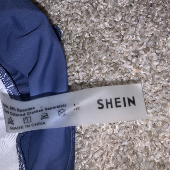Shein Dark Blue One Piece Bikini size M - Picture 5 of 7